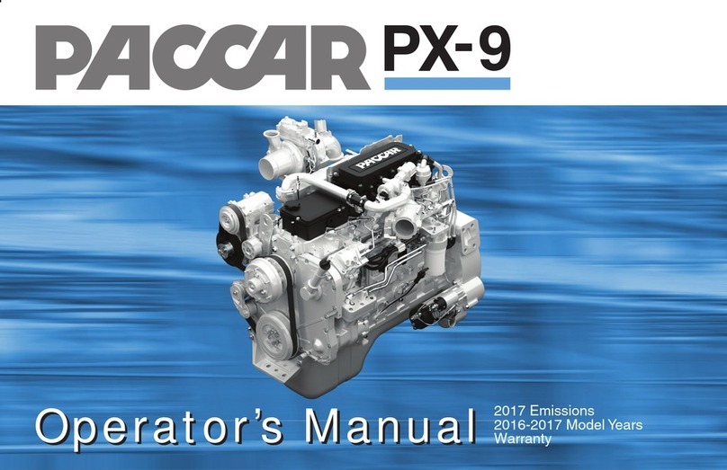 Paccar PX-9 User manual Paccar PX-9 User manual