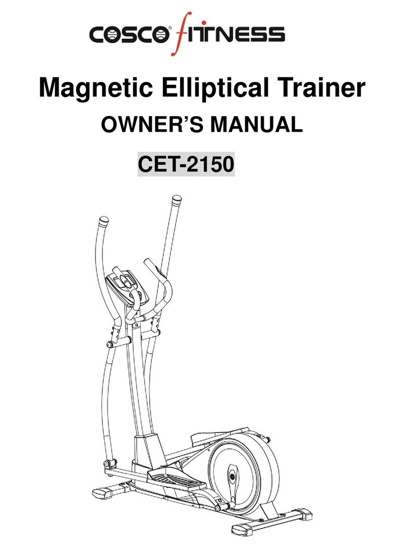 Cosco CET-2150 owner's manual
