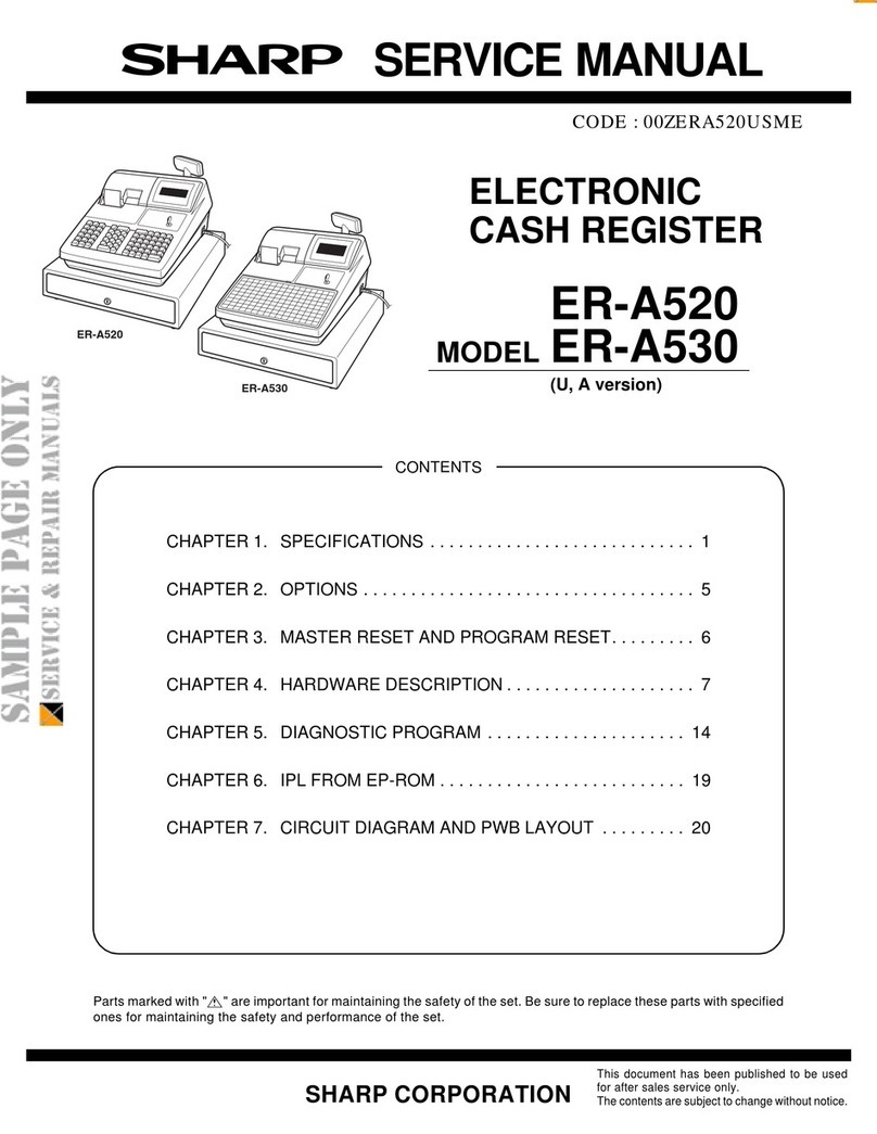 Sharp ER-A520 User manual Sharp ER-A520 User manual