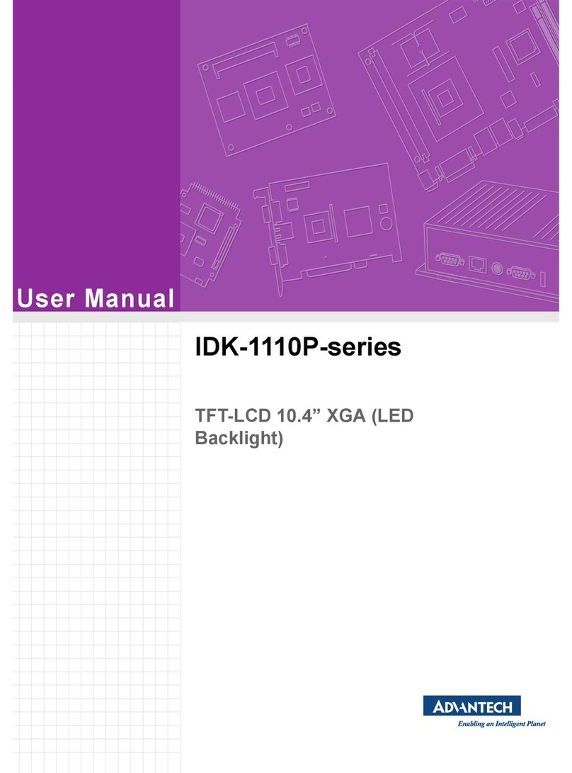 Advantech IDK-1110P-series User manual