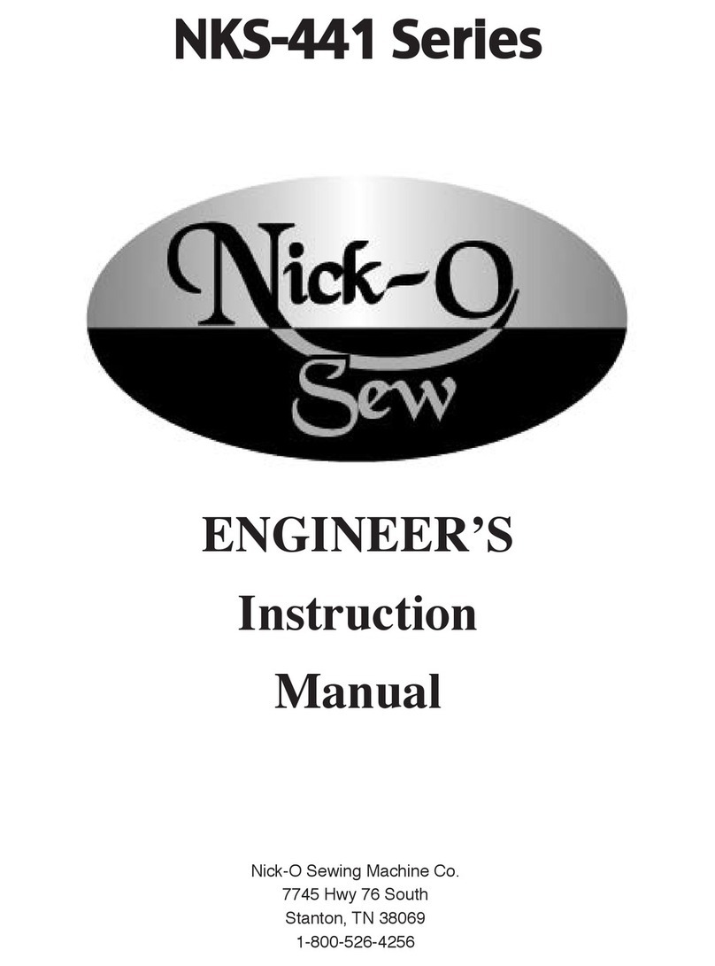Nick-O Sew NKS-441 Series Engineer's manual