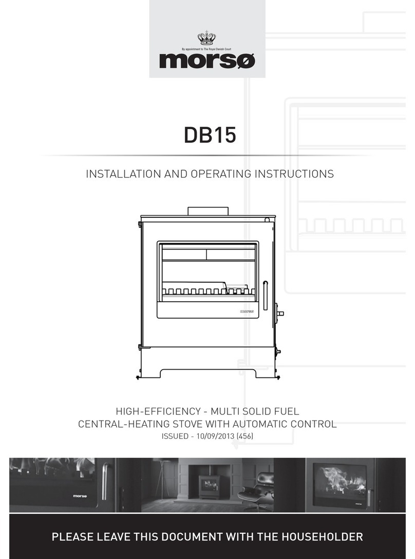Morso DB15 Installation and operating instructions