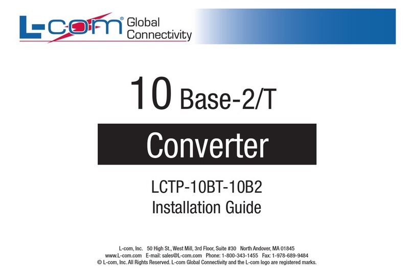 l-com LCTP-10BT-10B2 User manual