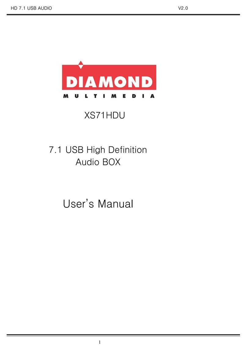 Diamond Multimedia XS71HDU user manual