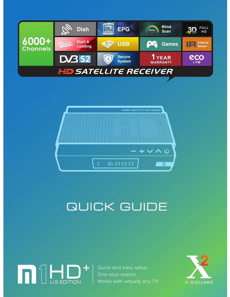 X2 M1 HD + U.S Edition quick guide