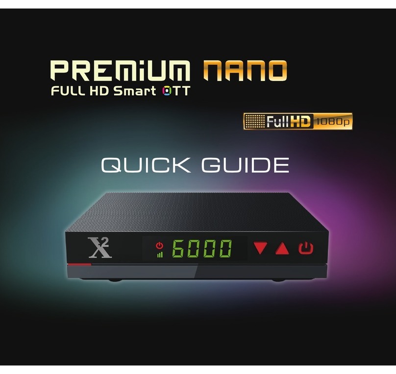 X2 Premium nano User manual