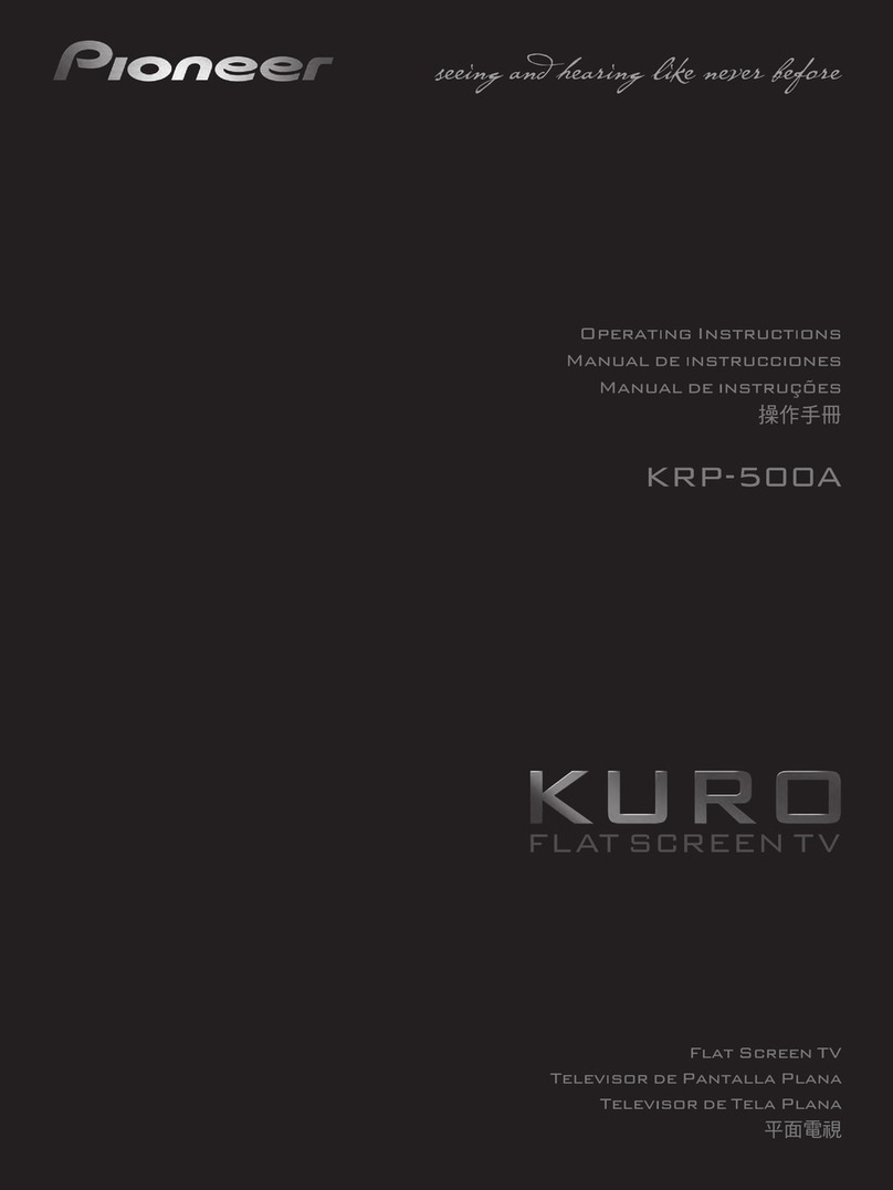 Pioneer KURO KRP-500A User manual
