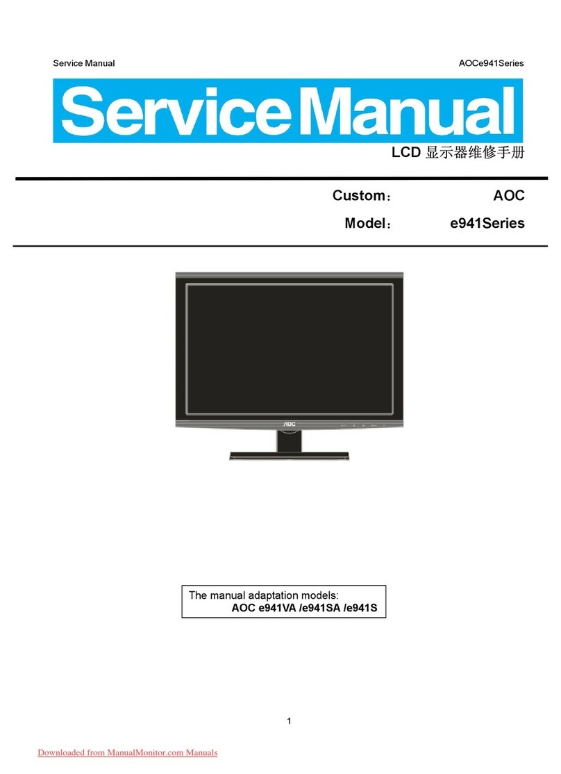 AOC e941 Series User manual