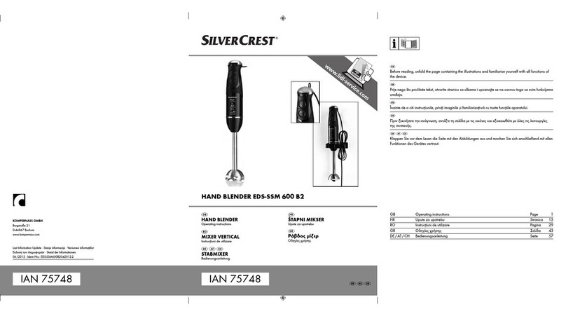Silvercrest EDS-SSM 600 B2 User manual Silvercrest EDS-SSM 600 B2 User manual