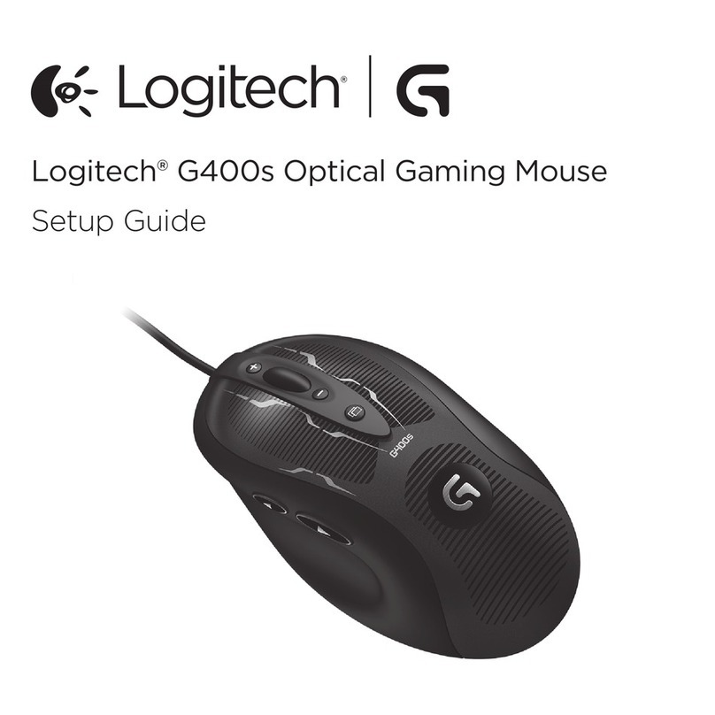 Logitech G400s User manual