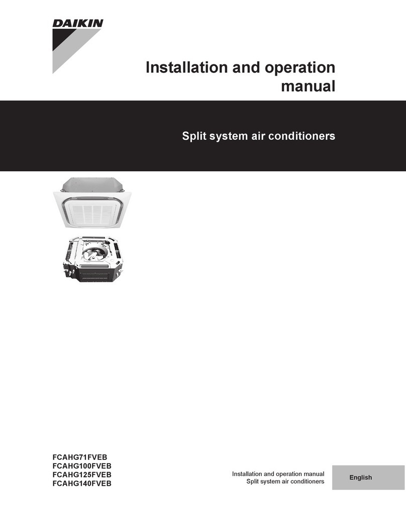 Daikin FCAHG71FVEB User manual