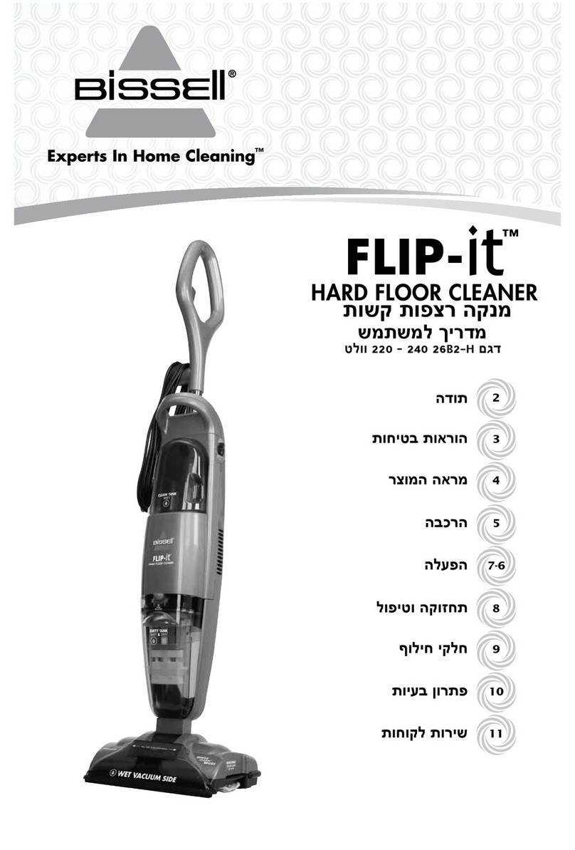 Bissell flip-it 26B2-H series user guide