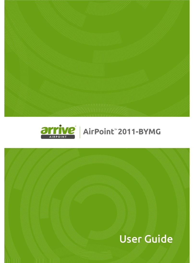 Arrive AirPoint 2011-BYMG user guide