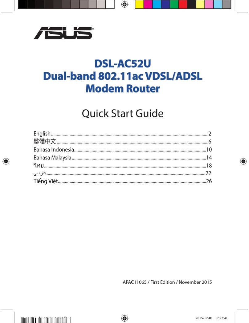 Asus DSL-AC52U User manual