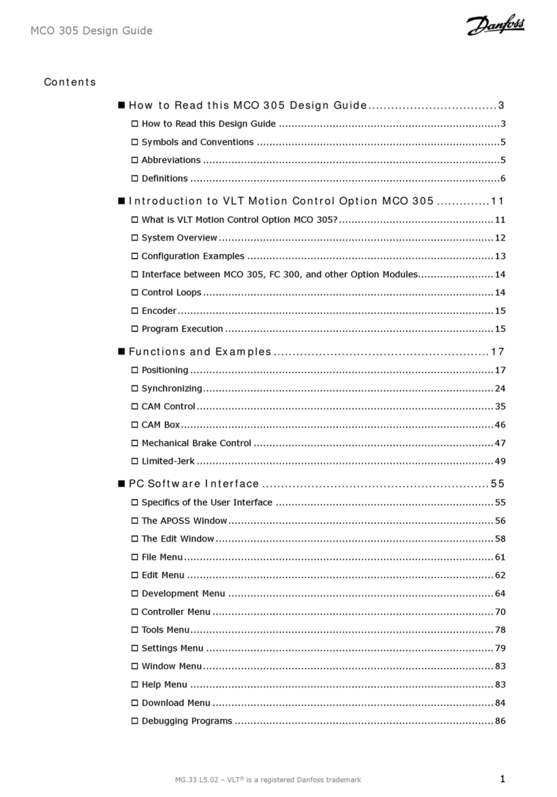 Danfoss MCO 305 Guide