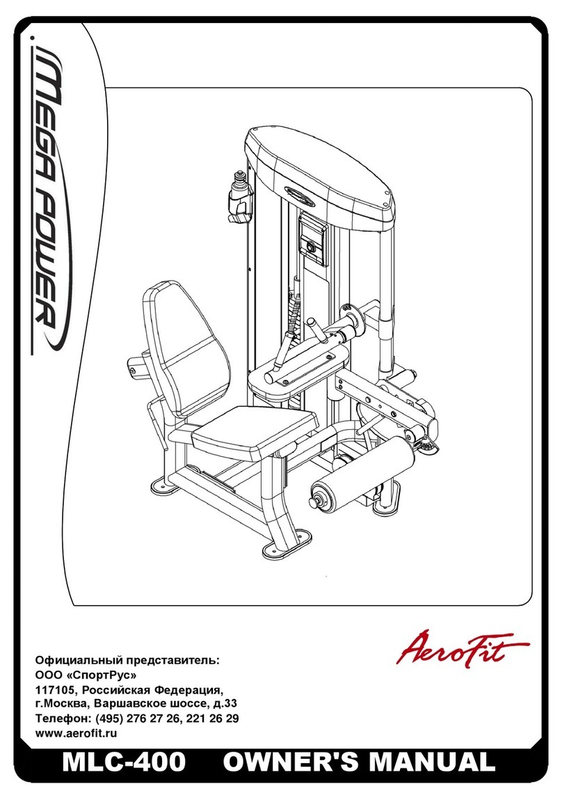 Aerofit MLC-400 owner's manual