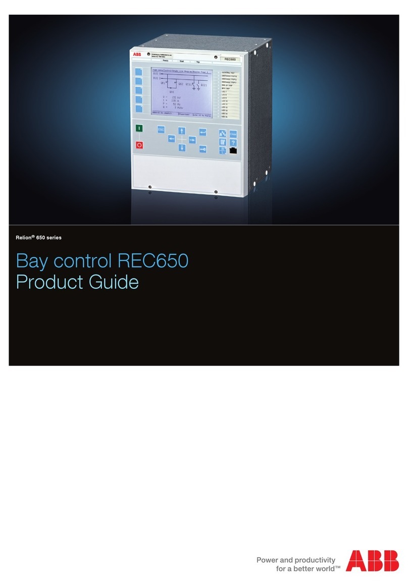 ABB REC650 ANSI User manual