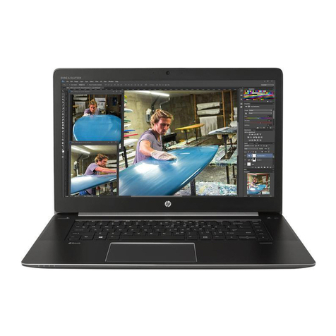 HP Zbook Studio G3 User instructions