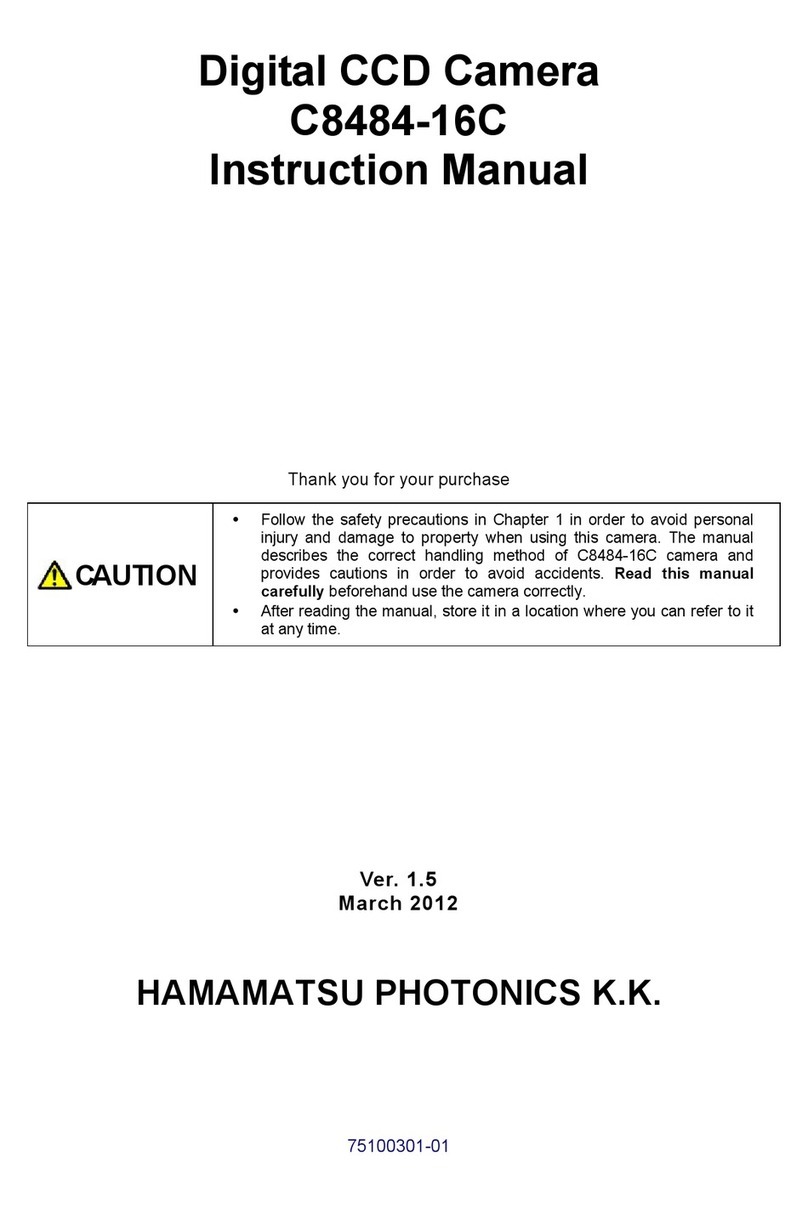 Hamamatsu Photonics C8484-16C User manual