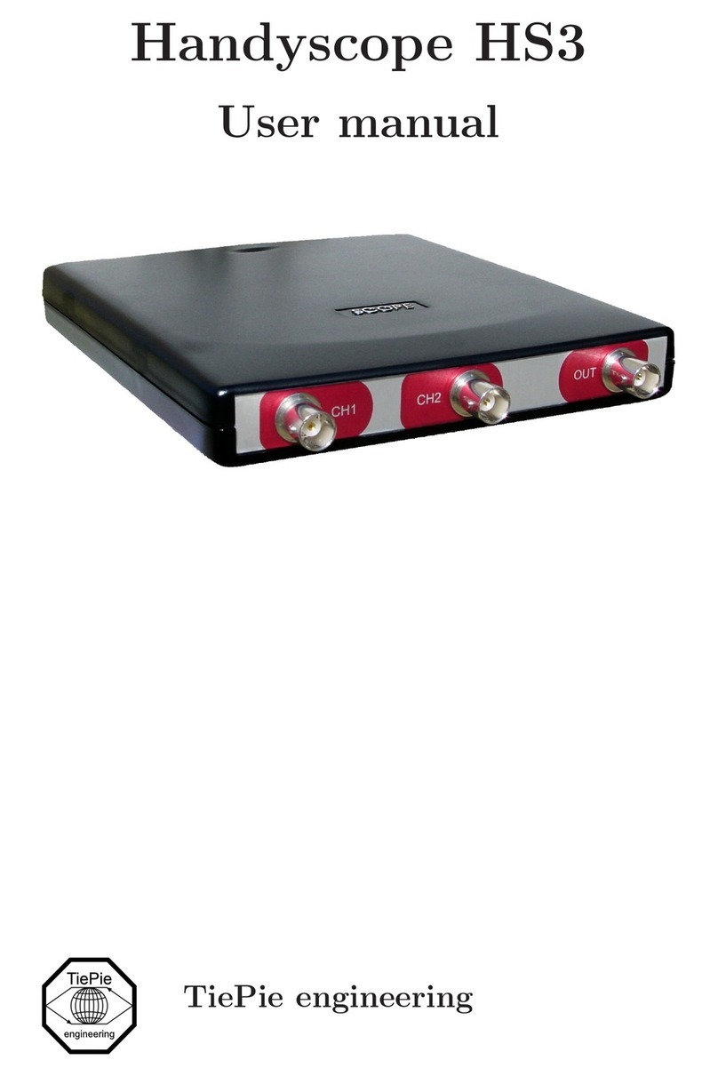 TiePie Handyscope HS3 User manual
