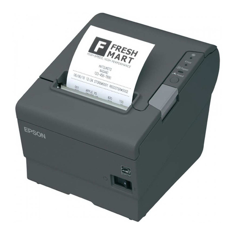 Epson TM-T88V-i Use and care manual