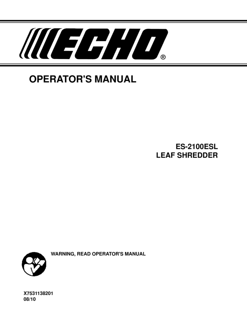 Echo ES-2100ESL User manual