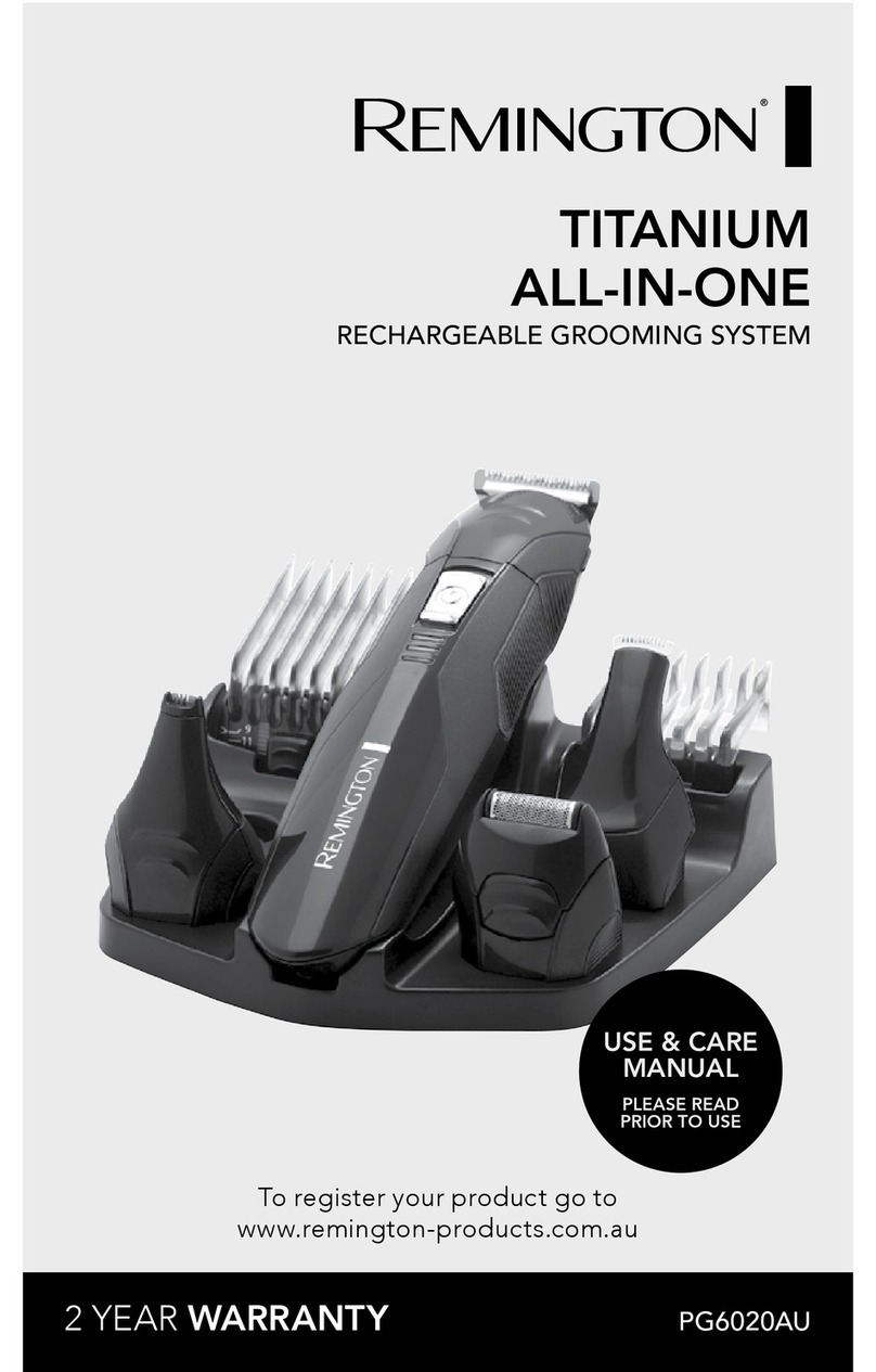 Remington Titanium All-in-one PG6020AU User manual