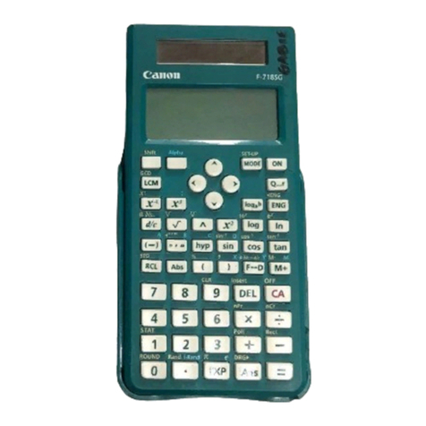 Canon F-718SG User manual