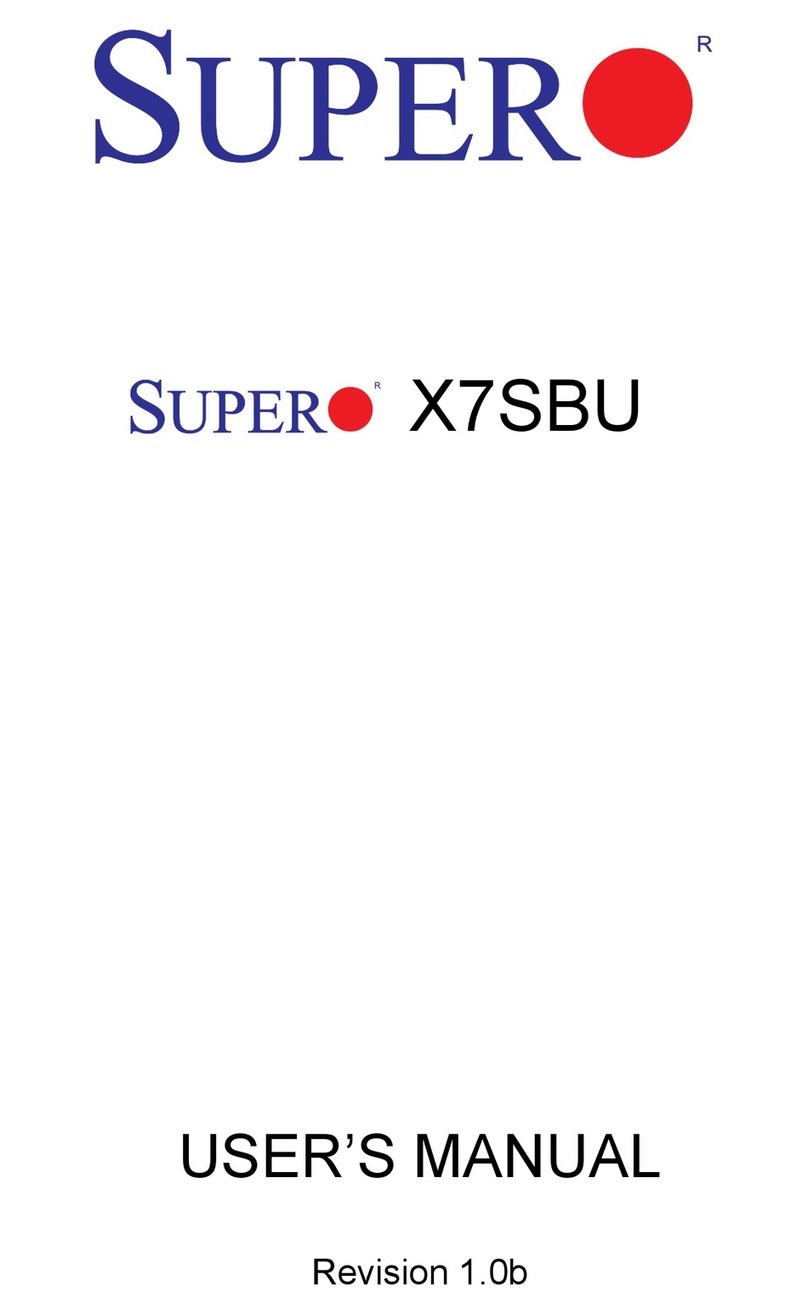 Supero X7SBU User manual