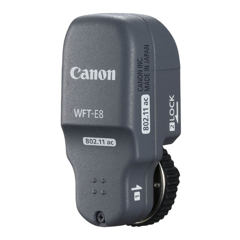 Canon WFT-E8 User manual