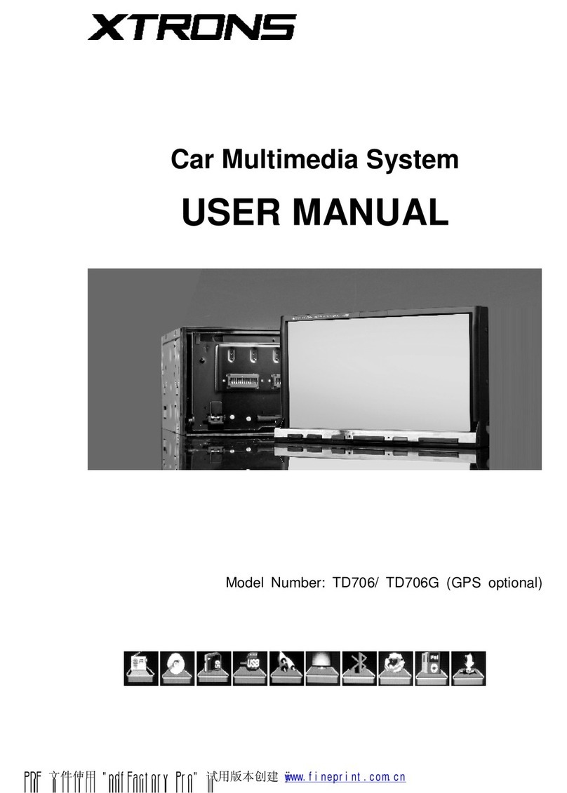 Xtron TD706 user manual