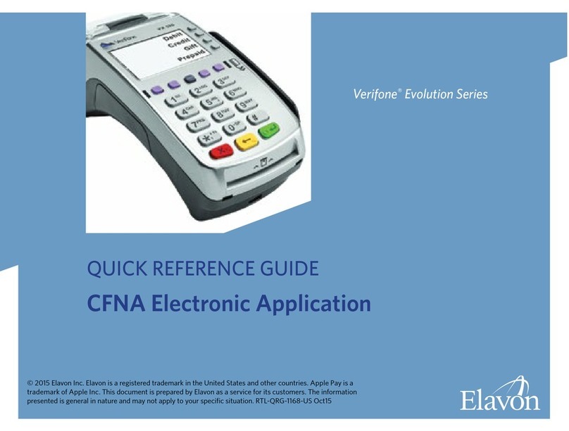 Elavon CFNA Quick reference guide