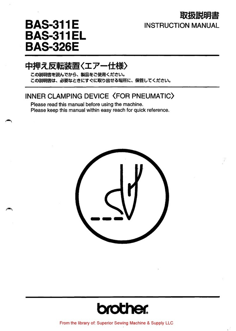 Brother BAS-311E User manual Brother BAS-311E User manual