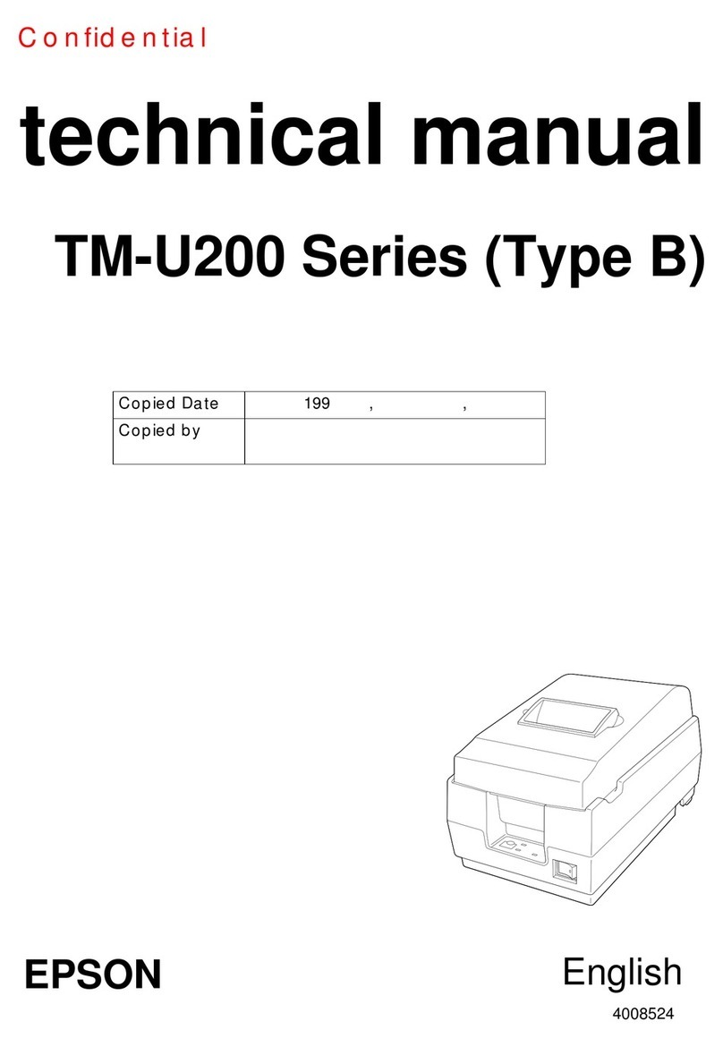 Epson TM-U200 Series User manual