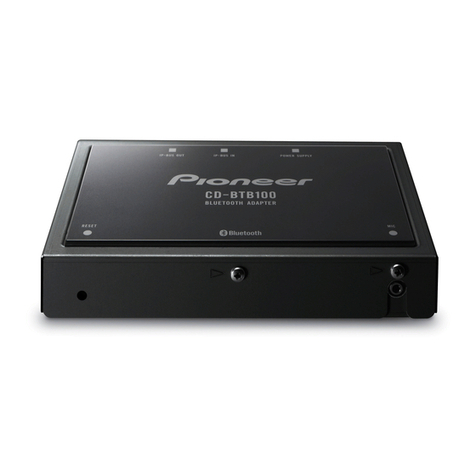 Pioneer CD-BTB100 User manual