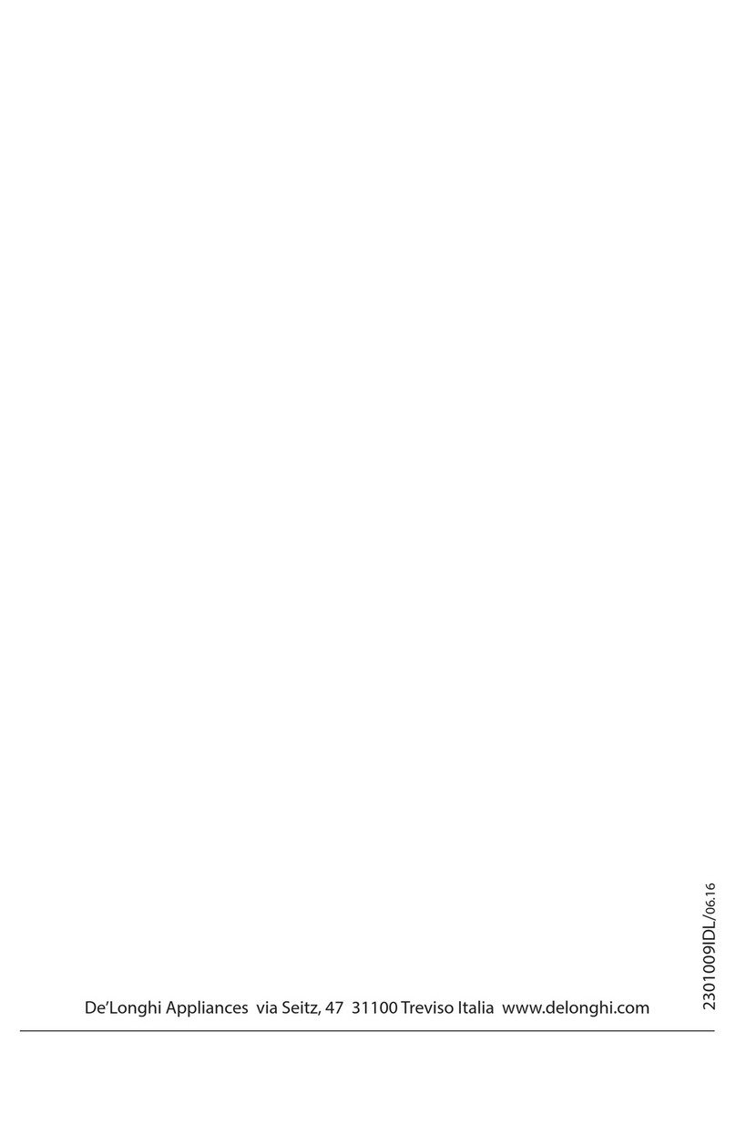 DeLonghi CTA series User manual