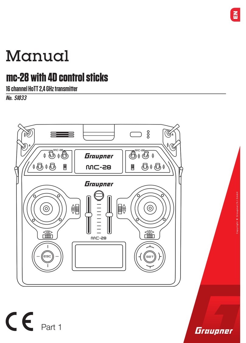 GRAUPNER Kingpad mc-edition mc-28 User manual