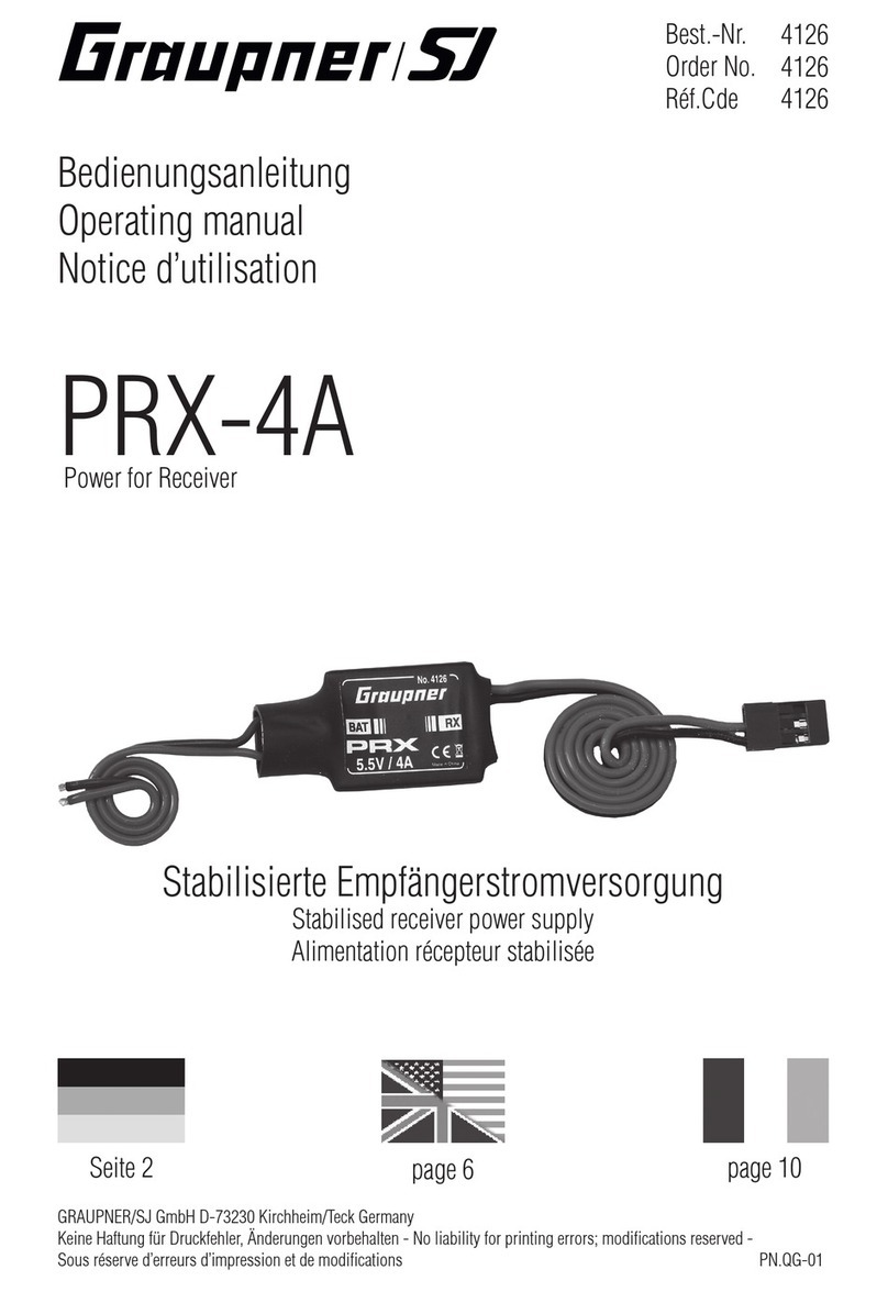 GRAUPNER PRX-4A User manual