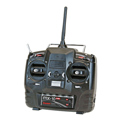 GRAUPNER MX-10 HOTT Programming manual