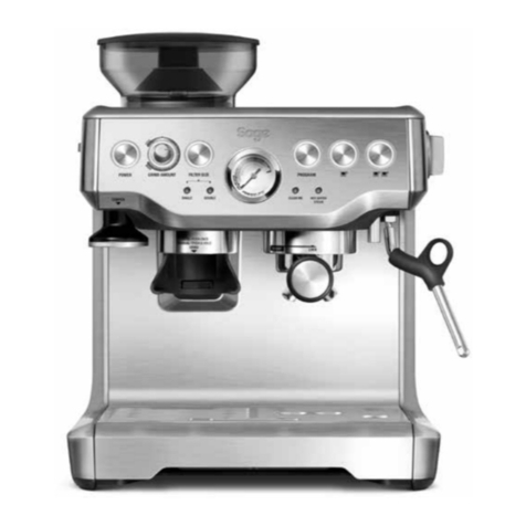 Sage Barista Express BES870 User manual