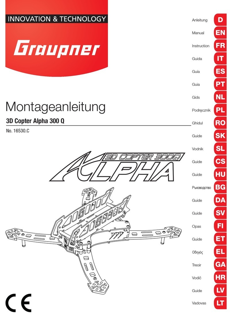 GRAUPNER 3D Copter Alpha 300 Q Assembly instructions