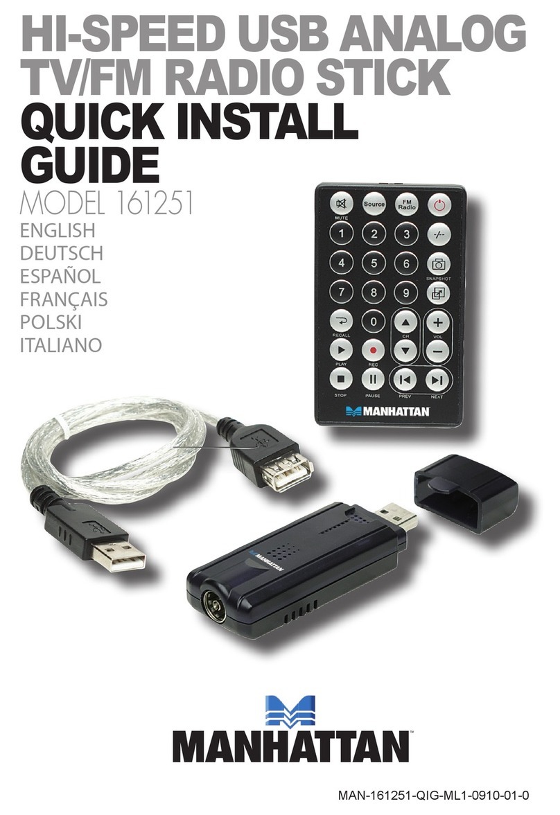 Manhattan 161251 Quick install guide