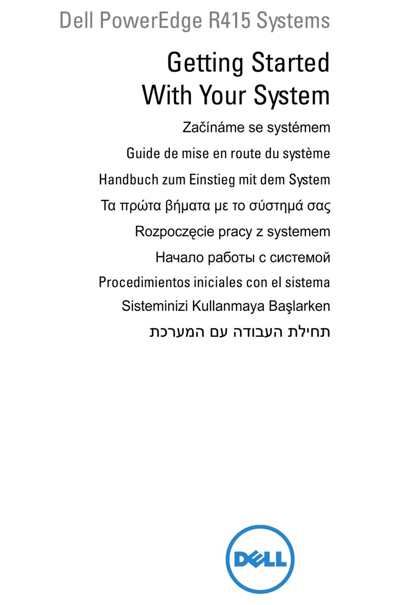 Dell PowerEdge R415 User manual Dell PowerEdge R415 User manual
