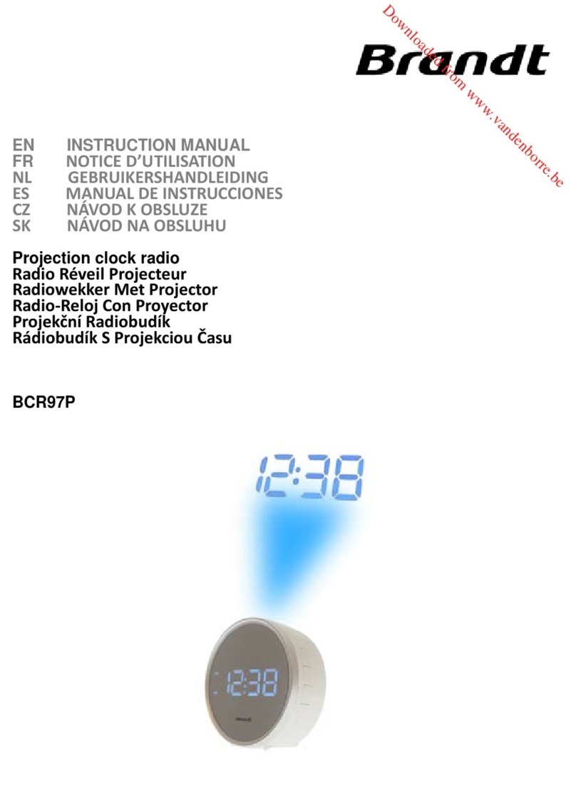 Brandt BCR97P User manual