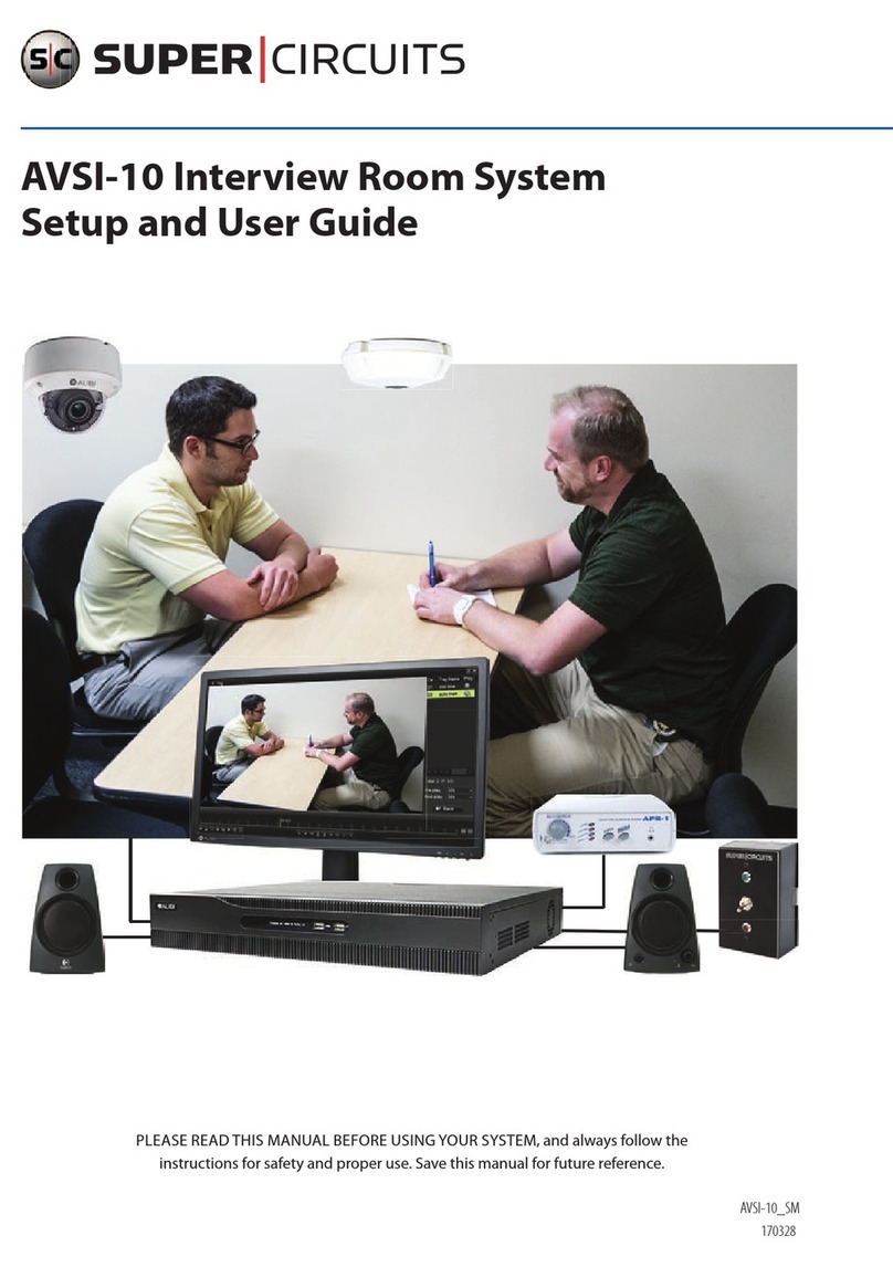 Super Circuits avsi-10 Setup and user guide