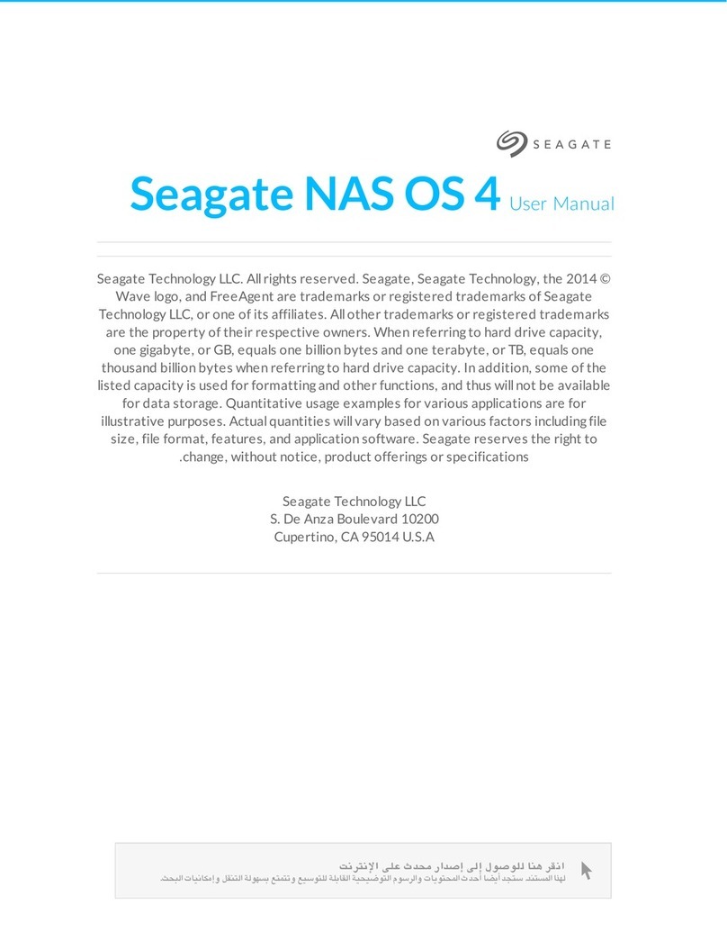 Seagate NAS OS 4 U User manual