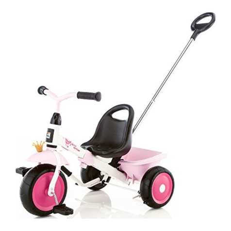 Kettler HAPPYTRIKE PRINZESSIN 08847-100 Assembly instructions
