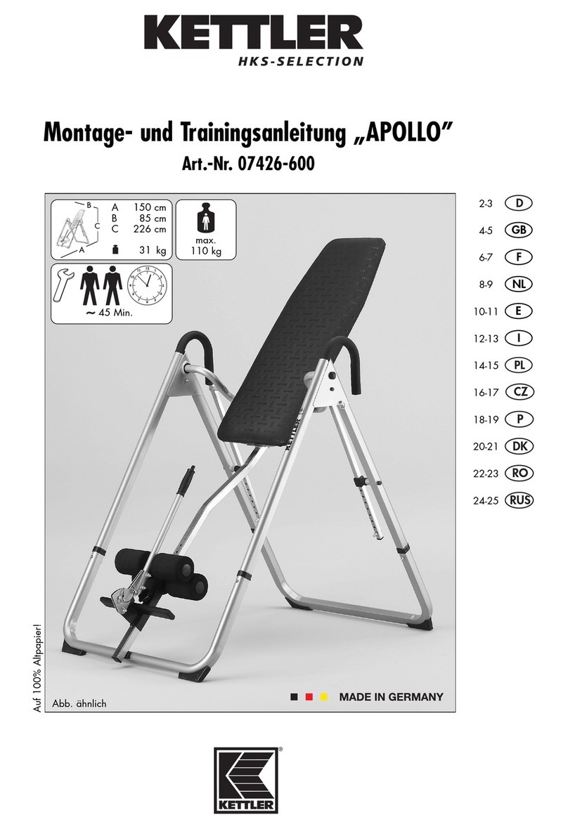 Kettler APOLLO 07426-600 User manual