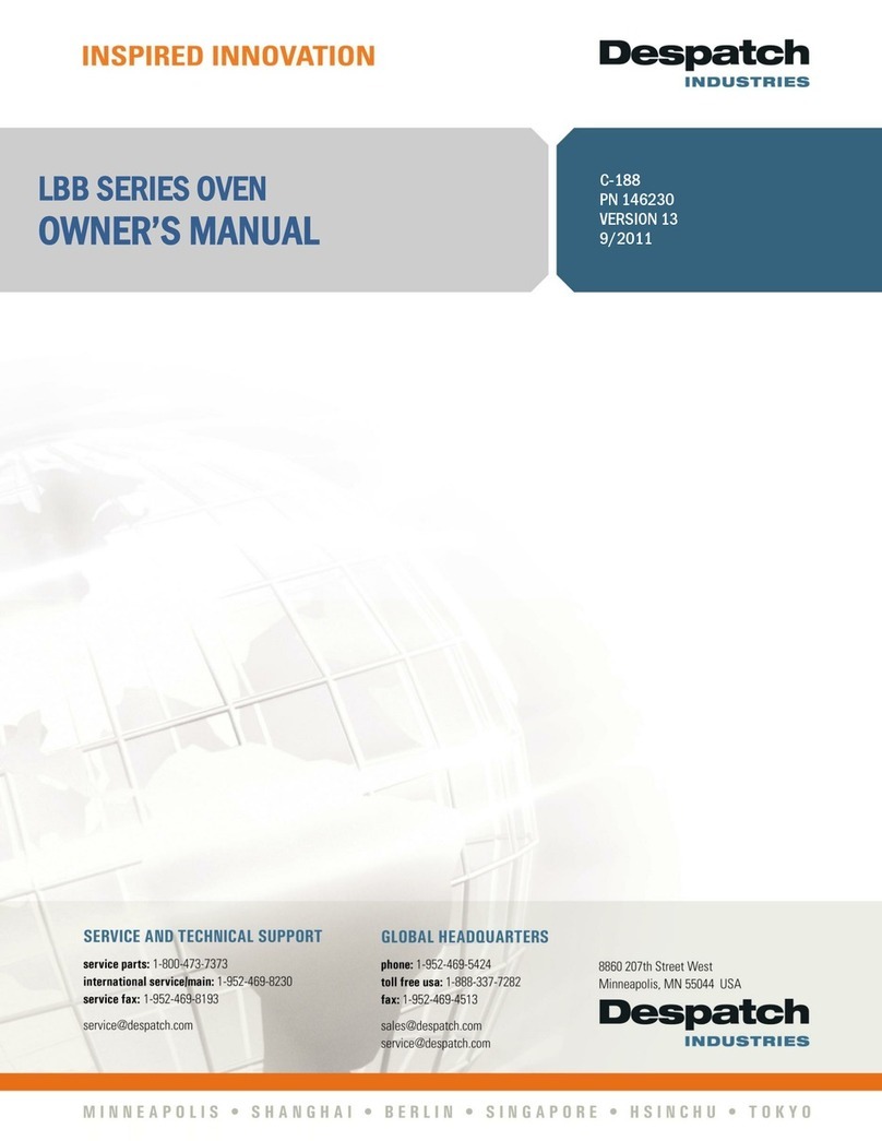 Despatch LBB Series User manual