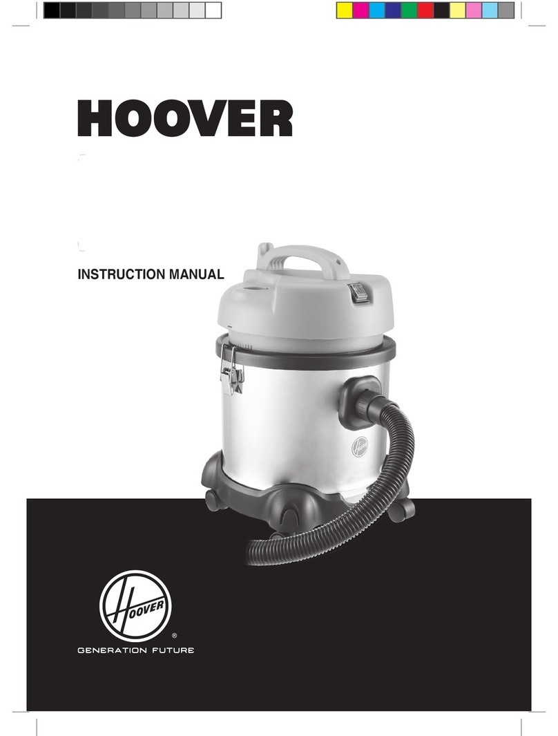 Hoover TWDH1400 instruction manual